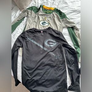 2 Greenbay Packers shirts